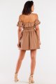 Spódnica M309 beige-4 11579  | 16722-Beige-SM