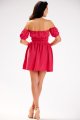 Spódnica M309 fuchsia-4 11581  | 16722-Fuchsia-SM