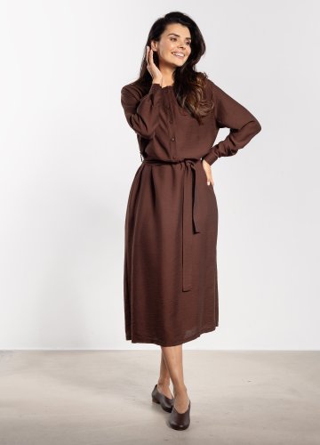 Sukienka A733 czekoladowy
