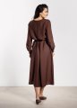 Sukienka A733 czekoladowy-3 11588  | 16791-Czekoladowy-XL