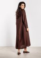 Sukienka A733 czekoladowy-4 11588  | 16791-Czekoladowy-XL