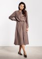 Sukienka A733 taupe-4 11590  | 16791-Taupe-L
