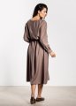 Sukienka A733 taupe-5 11590  | 16791-Taupe-S