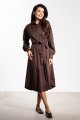 Sukienka A736 czekoladowy-2 11598  | 16794-Czekoladowy-XL