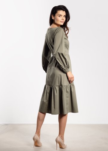 Sukienka A737 szałwiowy