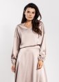 Bluzka A740 beige-1 11609  | 16798-Beige-M