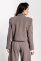 Marynarka A744 taupe-2 11627  | 16802-Taupe-S