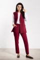 Kamizelka A745 claret-2 11629  | 16803-Claret-M