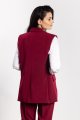 Kamizelka A745 claret-3 11629  | 16803-Claret-S