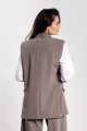 Kamizelka A745 taupe-2 11631  | 16803-Taupe-XL