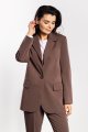 Marynarka A747 czekoladowy-1 11635  | 16805-Czekoladowy-L