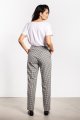 Spodnie A748 white-black-3 11637  | 16806-White-Black-M