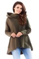 modne, bluzy, damskie, sklep, online, khaki, jesień, wiosna