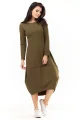 Sukienka A209 khaki-1 11834  | 159-Khaki-SM
