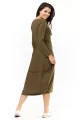 Sukienka A209 khaki-4 11834  | 159-Khaki-SM