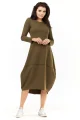 Sukienka A209 khaki-1 11834  | 159-Khaki-LXL