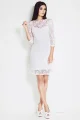 Sukienka S17 white-1 11839  | 46-White-S