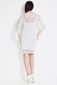 Sukienka S17 white-1 11839  | 46-White-M