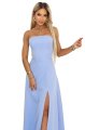 663-2 ELARA gorsetowa sukienka maxi z rozcięciem i wiązaniem na plecach - błękitna-14 11842 