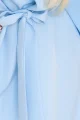 287-43 SOFIA Sukienka typu motyl z wiązaniem w pasie - jasny błękit-5 11882 