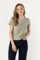 A762 Bluzka szałwiowy-1 11893  | 17143-Szałwiowy-L