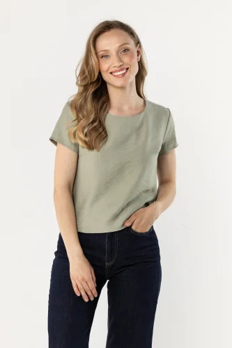 A762 Bluzka szałwiowy