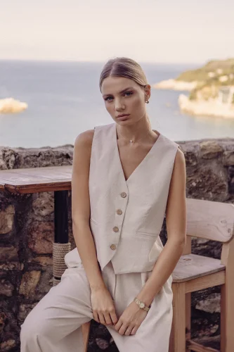 A775 Kamizelka beige