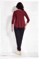 Bluzka A085 claret-1 11947  | 13967-Claret-L
