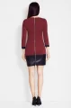 Sukienka A039 claret-1 11948  | 14931-Claret-S