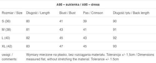 Sukienka A098