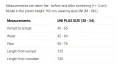 654-7 Długa połyskująca sukienka plus size z dekoltem i transparentnym rękawkiem - granatowa-14 12056 