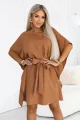 287-49 SOFIA Kobieca sukienka typu motyl z wiązaniem w pasie - toffi-1 12114 