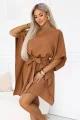287-49 SOFIA Kobieca sukienka typu motyl z wiązaniem w pasie - toffi-5 12114 
