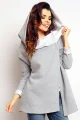 bluza, młodzieżowa, damska, z kapturem, szara, sklep, online