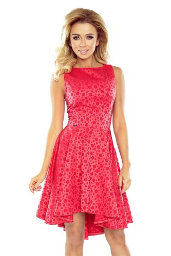 Asymetryczna Sukienka Malinowa NU175-2