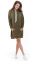 bluza, damska, sportowa, kapturem, khaki, sklep, besima, online