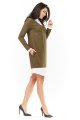 sukienki, biura, pracy, koszulą, khaki, sklep, online, besima, IN150
