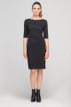 sukienki, czarne, klasyczne, midi, biura, pracy, eleganckie, online
