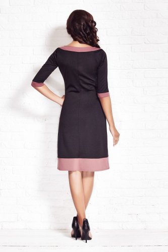 Sukienka Wizytowa Czarna A77