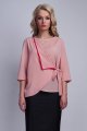 bluzka, damska, kopertowa, róż, biura, pracy, sklep, online