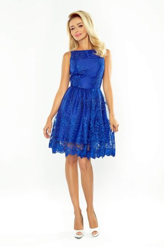 Ekskluzywna Sukienka z Koronką Chabrowa NU173-1