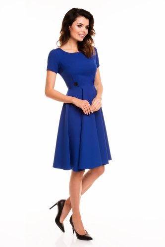 Sukienka Wizytowa Niebieska A135