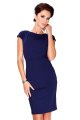 elegancka, sukienka, 37-2, granatowa, numoco, sklep, online
