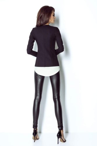 Klasyczny Żakiet Damski Czarny M04