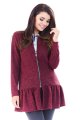 modny, jesienny, sweter, damski, bordo, zapinany, sklep, online