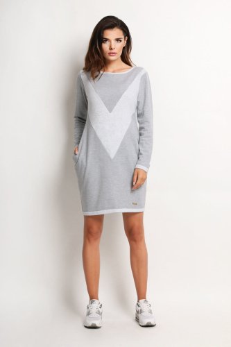 Sukienka Sportowa Szara A119