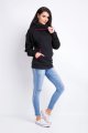 modne, bluzy, damskie, czarne, golfem, wiosna, jesień, online