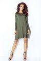 sukienki, dzienne, khaki, dzianinowe, oversize, sklep, besima, online
