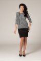 bluzka, damska, elegancka, biura, pracy, pepitka, sklep, online, eliza