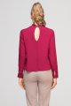 bluzki, damskie, stójką, bordo, sklep, internetowy